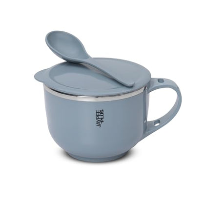 Image 1 of Default Title for the product Jaypee Plus Stainless Steel Soup Bowl with Lid & Spoon Holder