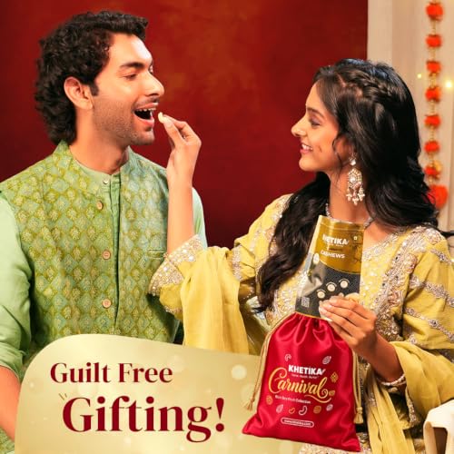 Image 3 of KHETIKA Premium Festive Dry Fruits Gift Potli 200g