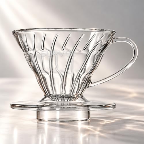 Image 1 of 1 PCS for the product Supvox V60 Coffee Dripper Heat Resistant Resin Pour-Over Coffee