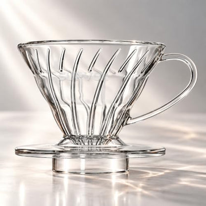 Image 1 of 1 PCS for the product Supvox V60 Coffee Dripper Heat Resistant Resin Pour-Over Coffee