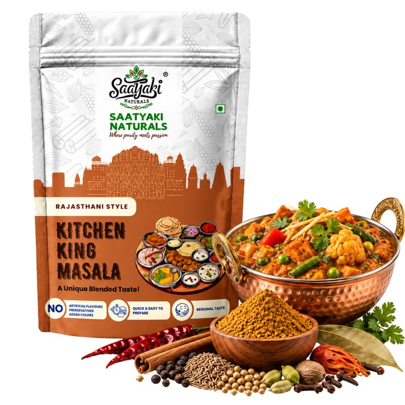 Image 4 of 400 g (Pack of 1) for the product SAATYAKI NATURALS Kitchen King Masala