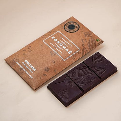 Image 4 of KOKOMAE 60% Dark Chocolate Bean-to-Bar Pack of 2, 50g Each