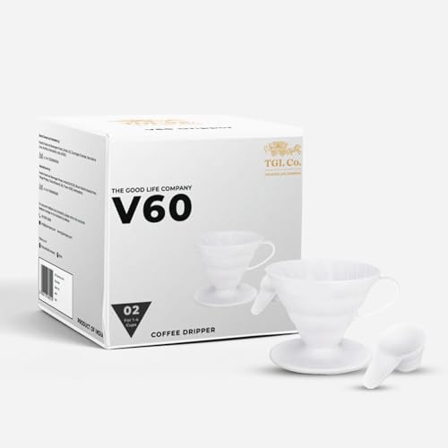 Image 2 of White for the product TGL Co. V60 Coffee Dripper 02