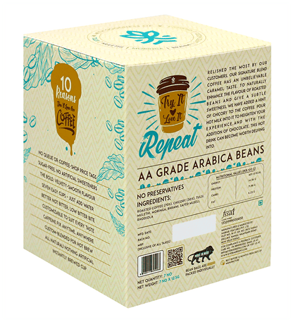 Image 2 of Evora Greens Easy Dip Coffee Bean Bag (12.5gm Each) Signature Blend