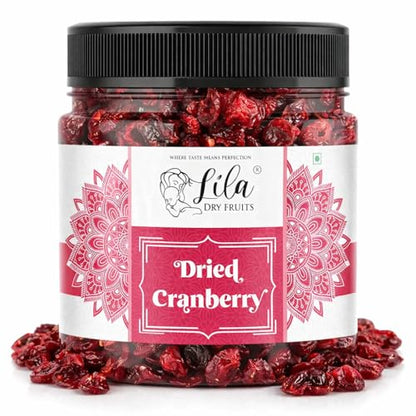 Image 1 of Pack of 1 for the product Lila Dry Fruits Californian Dried and Sweet Sliced Cranberries - 100 gm