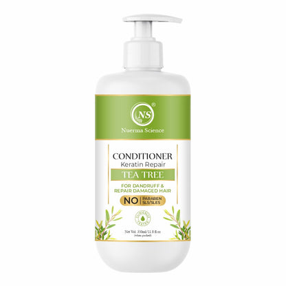 Image 1 of 350 ml for the product Nuerma Science Keratin Repair Tea Tree Hair Conditioner for Dandruff & Repair Damaged Hair