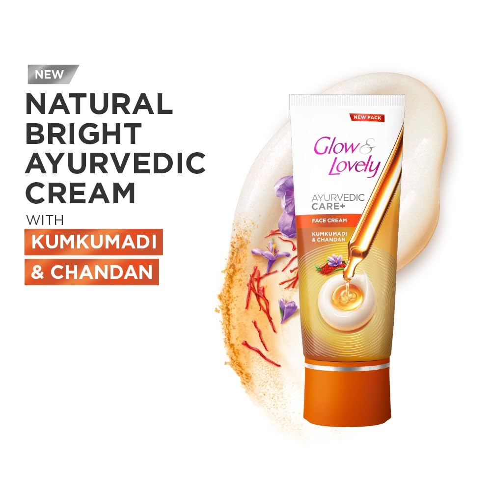 Image 3 of Glow & Lovely Ayurvedic Care Face Cream