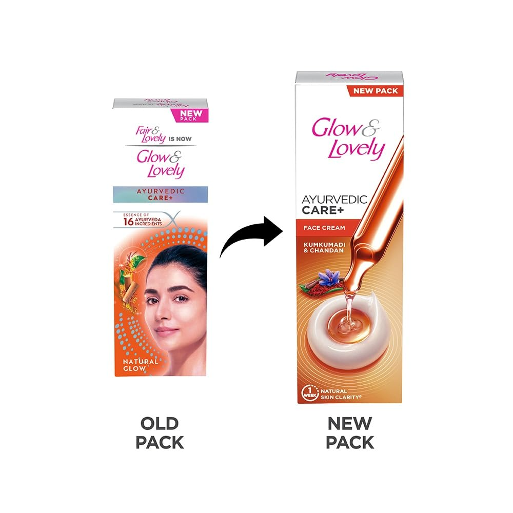 Image 2 of Glow & Lovely Ayurvedic Care Face Cream