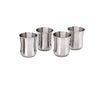 Image 1 of Damaru / 170 ml / Set of 4 Pcs for the product neelam Stainless Steel Drinking Glasses