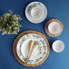 Image 1 of Default Title for the product Cello Opalware Dazzle Series Moon Rose Dinner Set, 18 Pieces