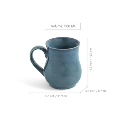 Image 6 of ExclusiveLane Belly Pot Ceramic Coffee Mugs Set of 4 300 ml