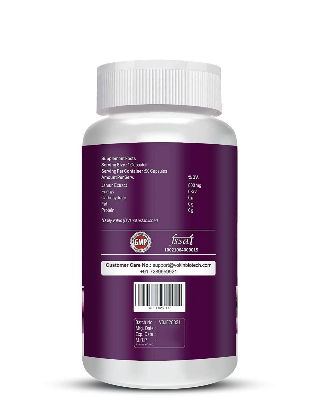 Image 3 of Vokin Blood Sugar Health Supplements For Men & Women