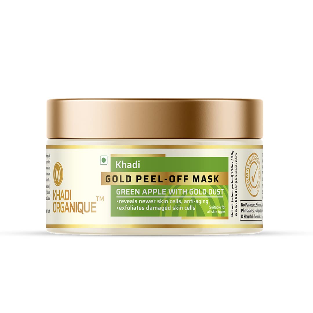 Image 1 of 50 gm for the product Khadi Organique Gold Peel Off Mask
