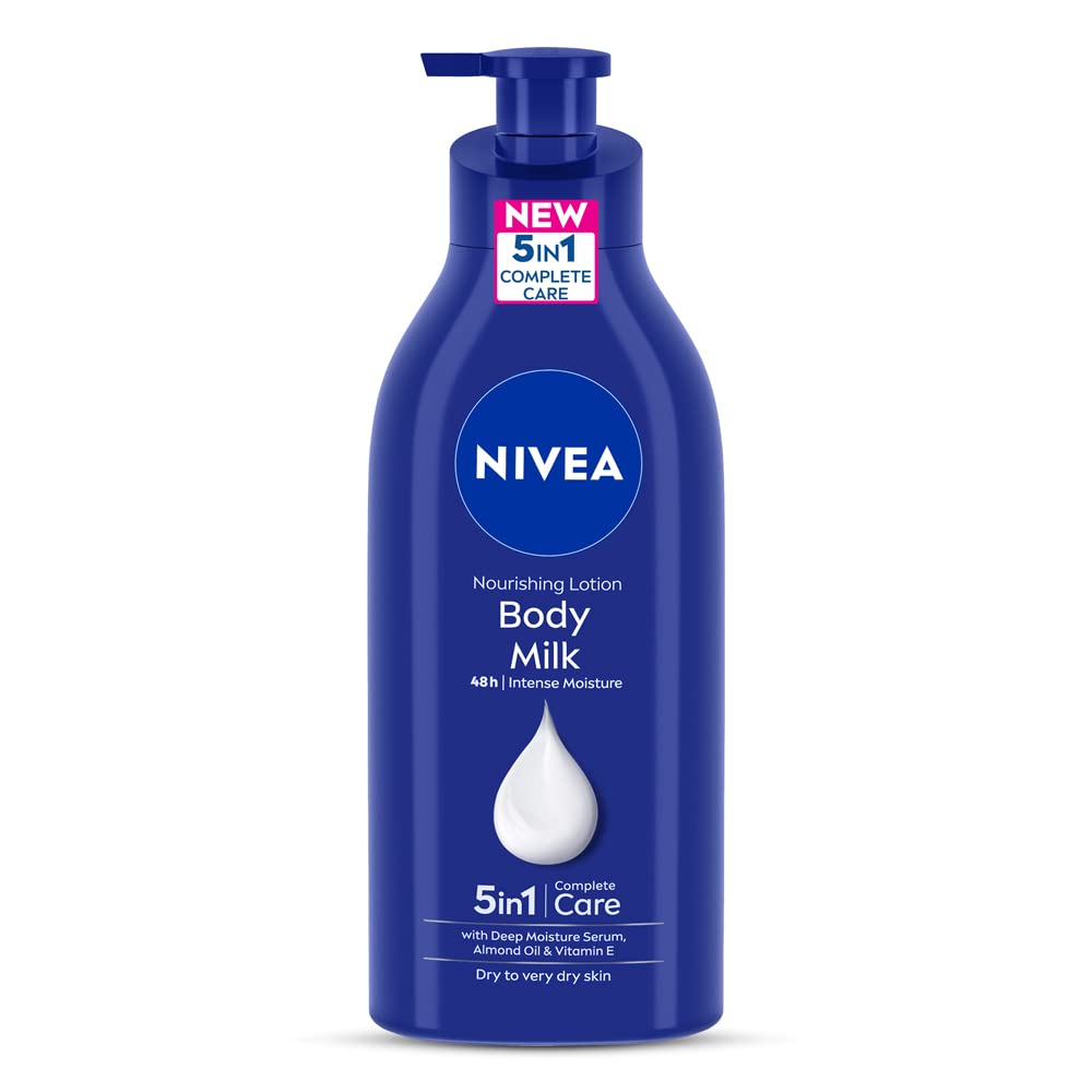Image 1 of Nivea Nourishing Lotion Body Milk with Deep Moisture Serum for Very Dry Skin