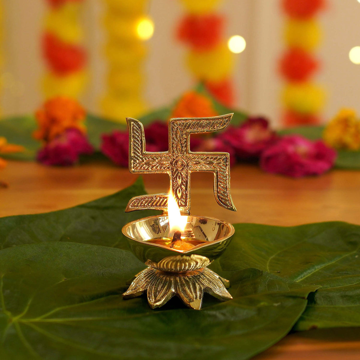 Image 2 of Behoma Swastik Diya