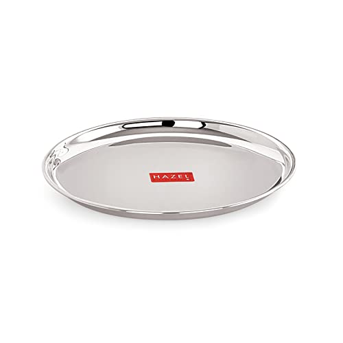 Image 3 of 23.5 CM / Set of 1 for the product HAZEL Stainless Steel Plates