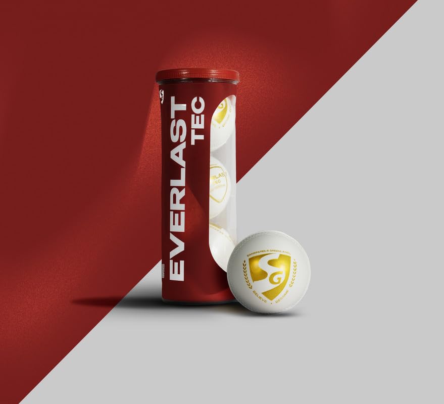 Image 6 of SG Everlast Tec Synthetic Cricket Ball (Pack of 3)