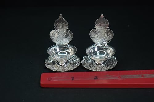 Image 3 of Dista Silvers Silver Antique Spl Kamakshi Lamp 26.28G