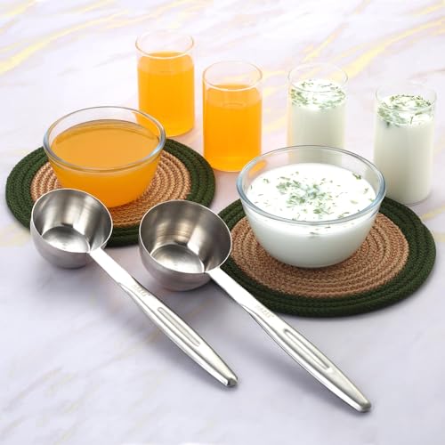 Image 3 of HAZEL Stainless Steel Ladle With Handle Set of 2