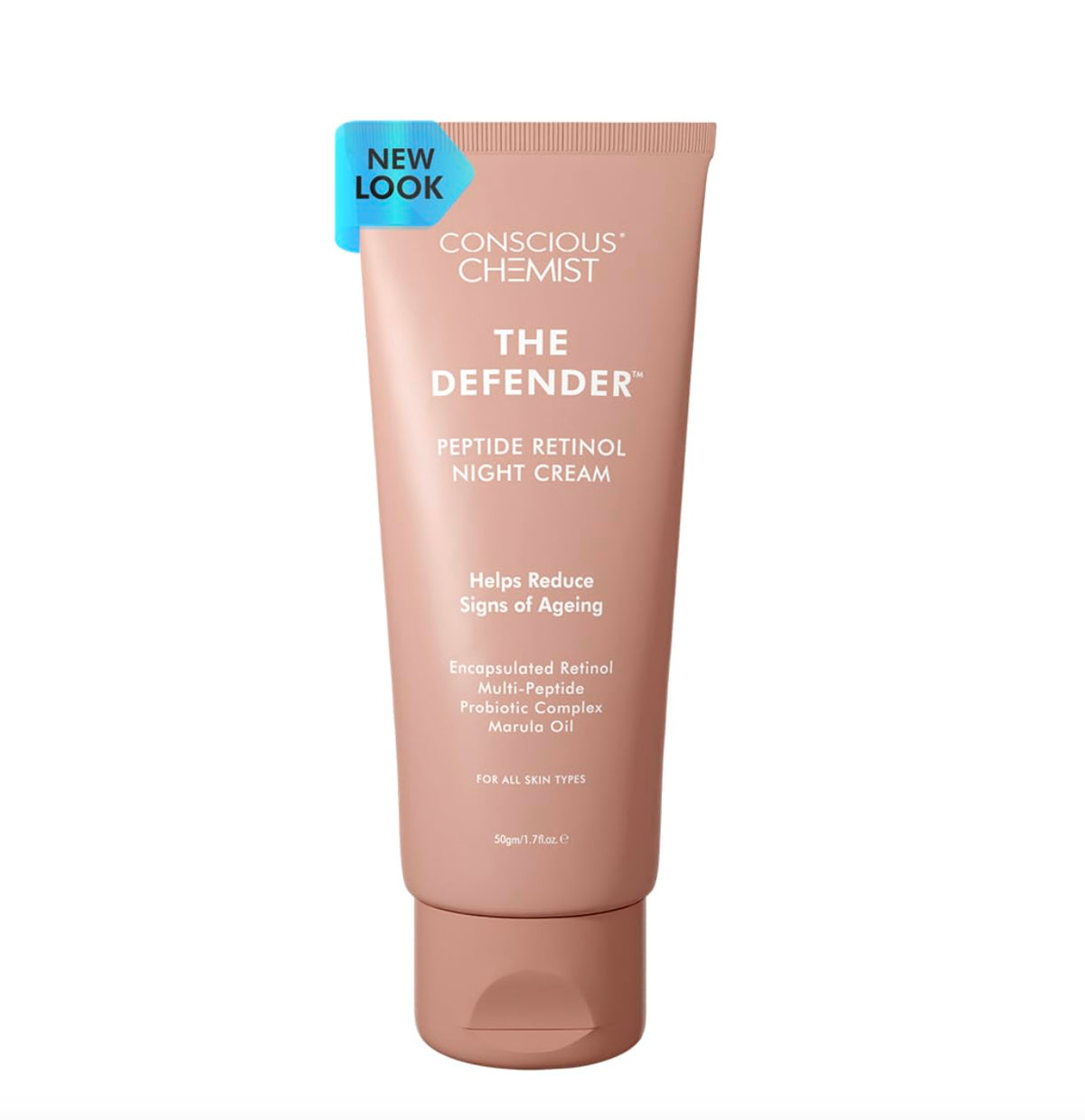 Image 1 of 50 ml / Pack of 1 for the product Conscious Chemist The Defender Multi-Peptide Retinol Night Cream