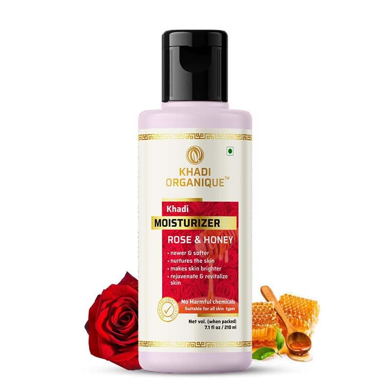Image 1 of 210 ml for the product Khadi Organique Rose & Honey Moisturizer for All Skin Types