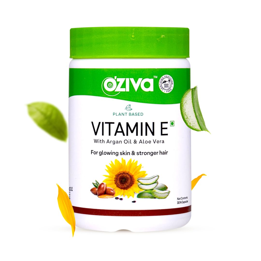 Image 1 of OZiva Plant Based Natural Vitamin E (With Argan oil + Aloe vera)