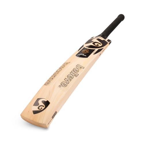 Image 1 of Default Title for the product SG Hardik Pandya Spark Bat Kashmir Willow Hard Pressed Shaped for Superb Stroke Cricket Bat (Leather Ball) Short Handle