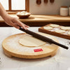 Image 1 of Default Title for the product HAZEL Wood Polpat Chakla Roti Chapati Maker 24 cm with Sheesham Roti Roller Belan Rolling Pin 35 cm