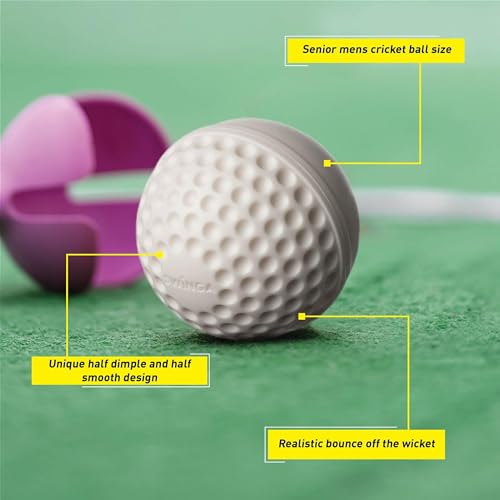 Image 4 of SG Synthetic Cricket Balls SWINGA White