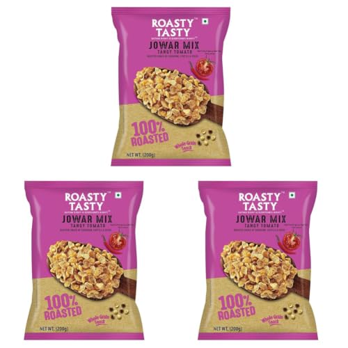 Image 2 of 200 g (Pack of 3) for the product Roasty Tasty Jowar Mix Tangy Tomato 200g