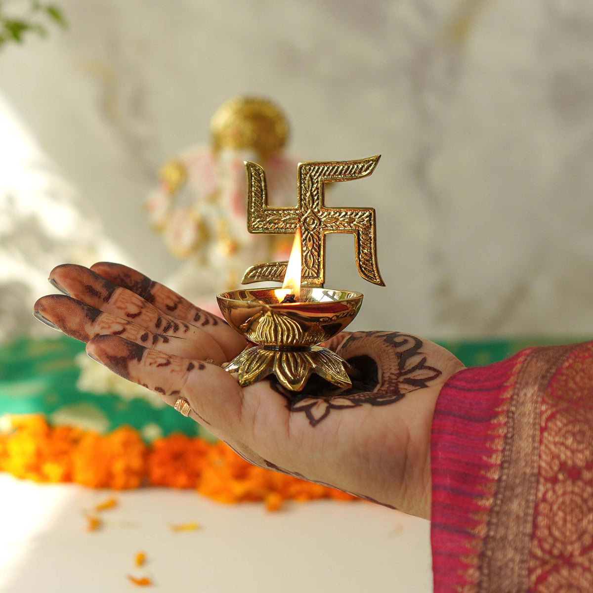 Image 7 of Behoma Swastik Diya