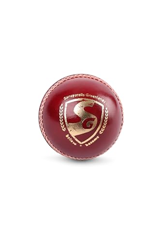 Image 2 of SG Cricket Balls SEAMER Red