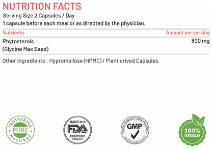 Image 5 of Bliss Welness Heart Health Phytosterols High Potency Lipid Support Veg Capsule