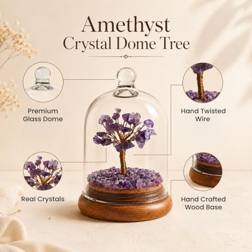 Image 6 of RITUALISTIC Amethyst Dome Crystal Wish Tree