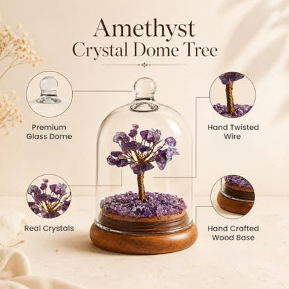 Image 6 of RITUALISTIC Amethyst Dome Crystal Wish Tree