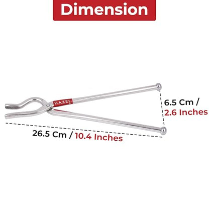 Image 9 of HAZEL Stainless Steel Pakad Tongs
