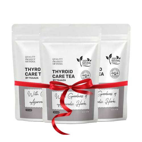 Image 3 of 90 g (Pack Of 3) for the product Teaaza Thyroid Care Tea - 20 Grams, 10 Cups