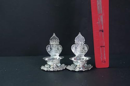 Image 4 of Dista Silvers Silver Antique Spl Kamakshi Lamp 26.28G