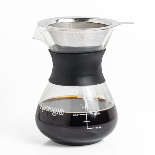 Image 1 of Default Title for the product Sipologie Illuminate Pour Over Drip Coffee Maker 400ml