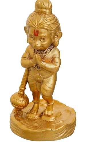 Image 1 of Default Title for the product Bal Lord Hanuman Showpiece for Home Decor, Hanuman Idol Statue for Car Dashboard | Hanuman Ji Bajrang Bali Ki Murti for Home and Office Temple (3 Inchs)