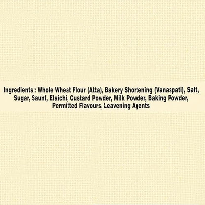 Image 2 of BABUJI Milk Atta Cookies 300 gram