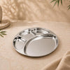 Image 1 of Small-1 for the product Spillbox Stainless Steel Tiffin Plate