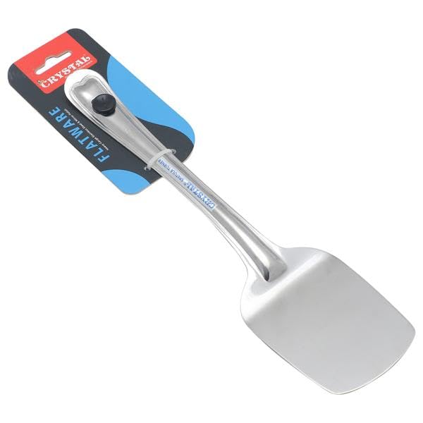 Image 3 of Crystal Large Stainless Steel Spatula, Silver