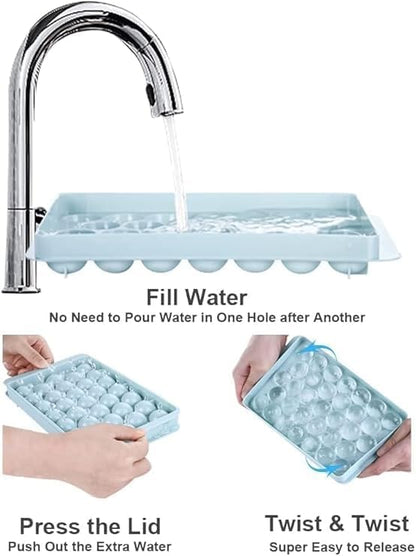 Image 4 of HomeWiz Ice Cube Tray Set of 2