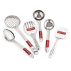 Image 1 of Default Title for the product HAZEL Stainless Steel Kitchen Tools Set of 6, 34.3 cm Long
