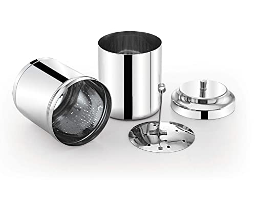 Image 3 of Expresso Stainless Steel South Indian Filter Coffee/Kaapi Drip Maker 700 ml