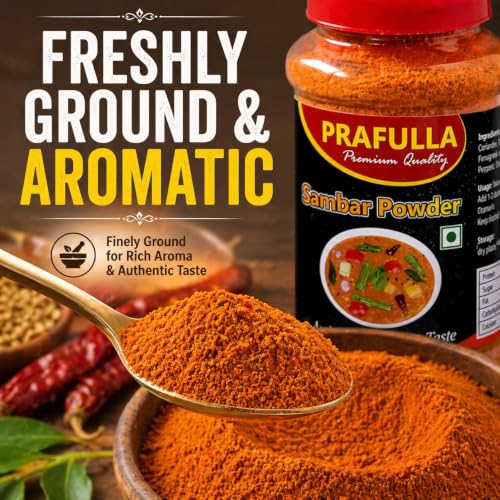 Image 4 of PRAFULLA Sambar Powder, Pack of 2, 250g each