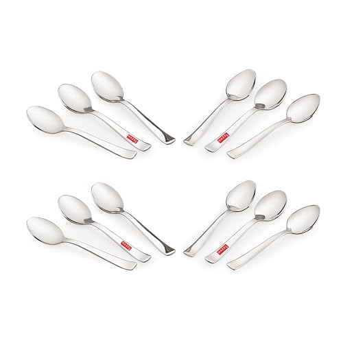 Image 1 of Default Title for the product HAZEL Stainless Steel Small Spoons Set of 12