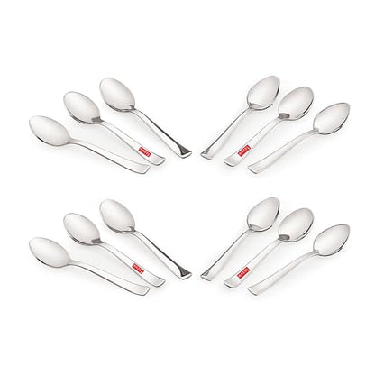 Image 1 of Default Title for the product HAZEL Stainless Steel Small Spoons Set of 12