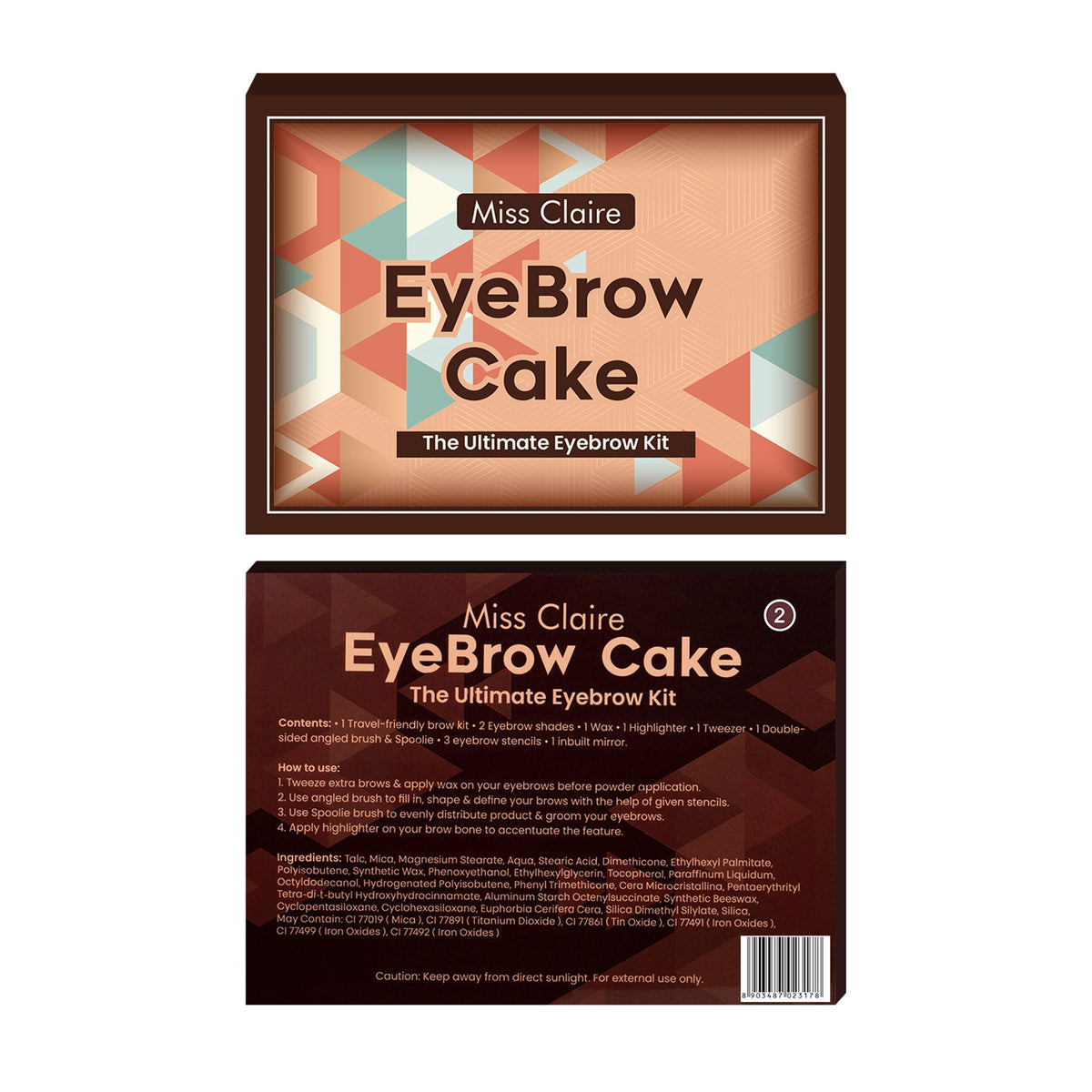 Image 4 of Miss Claire Eyebrow Cake Tin - 02